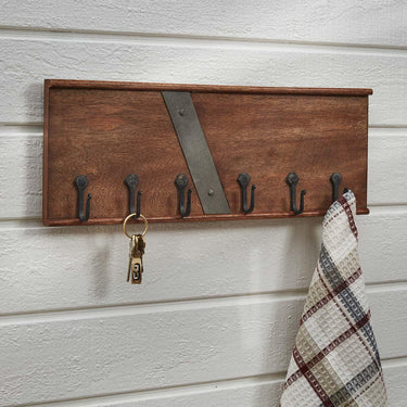 Wood Metal Slicer With Hooks - Park Designs - The Fox Decor